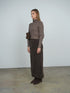 Point Chunky Knit Crew Sweater in Glacier